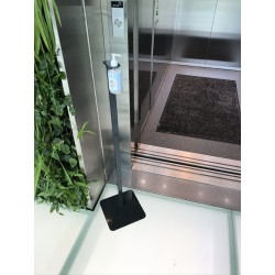 Floor stand for hand sanitazer - grey