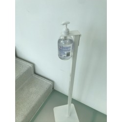 Floor stand for hand sanitazer - White