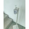 Floor stand for hand sanitazer - White
