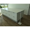 Floor stand for hand sanitazer - White