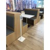 Floor stand for hand sanitazer - White